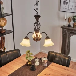 hofstein Suspension Mosquerito Rouille, 3 lumières