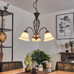 hofstein Suspension Mosquerito Rouille, 3 lumières