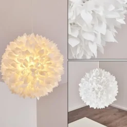 hofstein Suspension Murten Blanc, 1 lumière* Suspensions