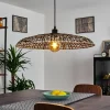 Style Boho-Chic-hofstein Suspension Musuku Noir, 1 lumière
