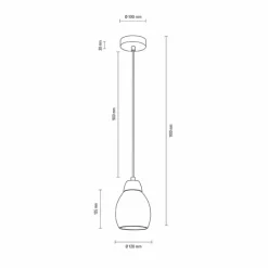 Lampes En Bois-hofstein Suspension Nacimiento Bois clair, 1 lumière