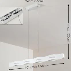 hofstein Suspension Nagold LED Blanc, 1 lumière