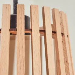 Lampes En Tissu-hofstein Suspension Napili Noir, 3 lumières