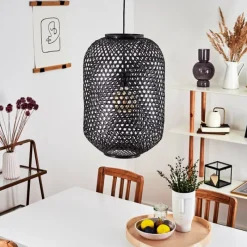 Luminaires Scandinaves-hofstein Suspension Narowai Noir, 1 lumière