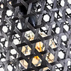 Luminaires Scandinaves-hofstein Suspension Narowai Noir, 1 lumière