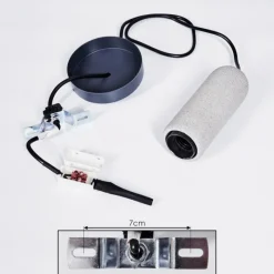 Luminaires Scandinaves-hofstein Suspension Nonume Noir, 1 lumière