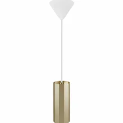 Luminaires Scandinaves-Luminaires Nordlux Suspension Nordlux ALANIS Laiton, 1 lumière