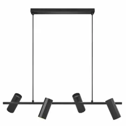 Luminaires Scandinaves-Luminaires Nordlux Suspension Nordlux ALANIS Noir, 4 lumières