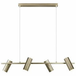 Luminaires Scandinaves-Luminaires Nordlux Suspension Nordlux ALANIS Laiton, 4 lumières