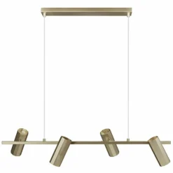 Luminaires Scandinaves-Luminaires Nordlux Suspension Nordlux ALANIS Laiton, 4 lumières