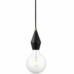 Luminaires Scandinaves-Luminaires Nordlux Suspension Nordlux AUD Noir, 1 lumière