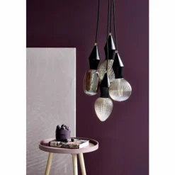 Luminaires Scandinaves-Luminaires Nordlux Suspension Nordlux AUD Noir, 1 lumière