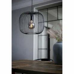 Luminaires Scandinaves-Luminaires Nordlux Suspension Nordlux BERONI Noir, 1 lumière