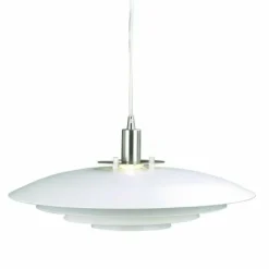 Luminaires Scandinaves-Luminaires Nordlux Suspension Nordlux BRETAGNE Blanc, 1 lumière