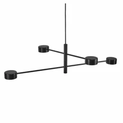 Luminaires Nordlux Suspension Nordlux CLYDE LED Noir, 4 lumières* Éclairage Led