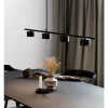 Luminaires Nordlux Suspension Nordlux CLYDE LED Noir, 4 lumières* Éclairage Led