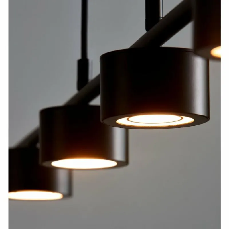 Luminaires Nordlux Suspension Nordlux CLYDE LED Noir, 4 lumières* Éclairage Led
