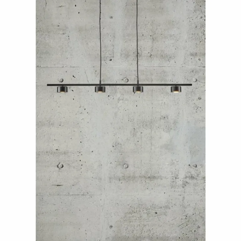 Luminaires Nordlux Suspension Nordlux CLYDE LED Noir, 4 lumières* Éclairage Led