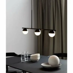 Luminaires Nordlux Suspension Nordlux CONTINA Noir, 3 lumières