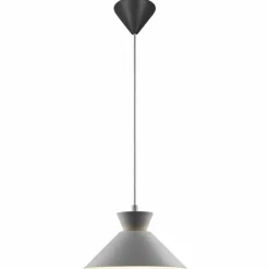 Luminaires Scandinaves-Luminaires Nordlux Suspension Nordlux DIAL Gris, 1 lumière