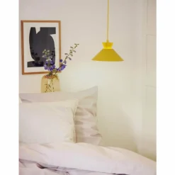 Luminaires Scandinaves-Luminaires Nordlux Suspension Nordlux DIAL Jaune, 1 lumière