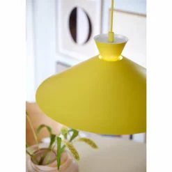 Luminaires Scandinaves-Luminaires Nordlux Suspension Nordlux DIAL Jaune, 1 lumière