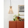 Style Boho-Chic-Luminaires Nordlux Suspension Nordlux GROA Noir, 1 lumière