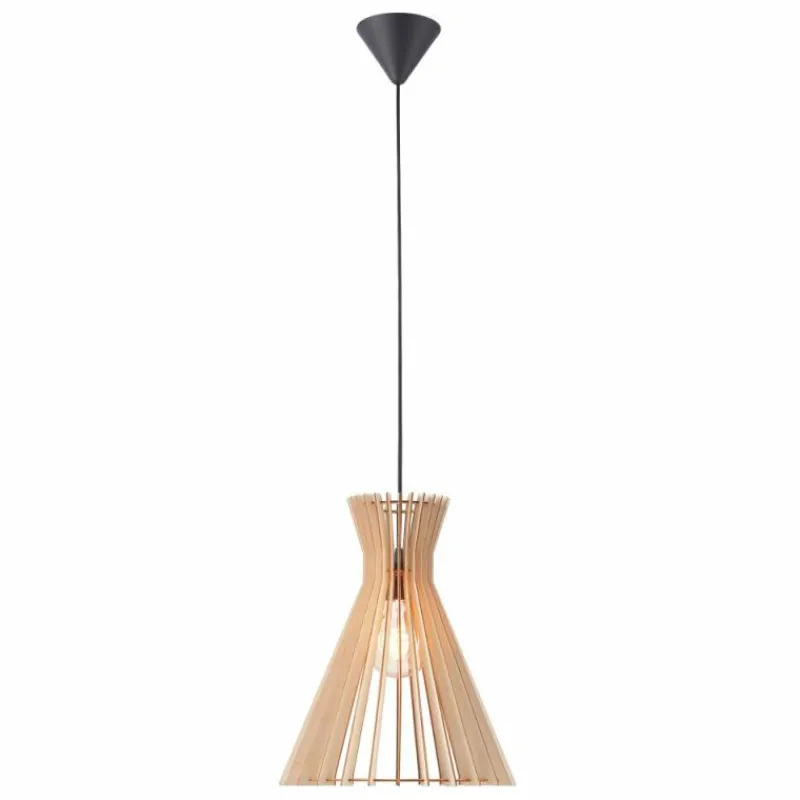 Style Boho-Chic-Luminaires Nordlux Suspension Nordlux GROA Noir, 1 lumière