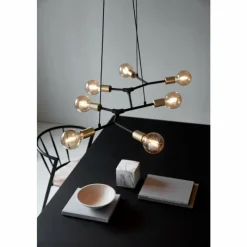 Luminaires Nordlux Suspension Nordlux JOSEFINE Noir, 7 lumières* Suspensions