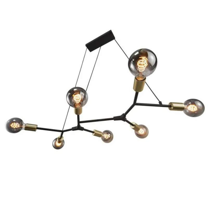 Luminaires Nordlux Suspension Nordlux JOSEFINE Noir, 7 lumières* Suspensions
