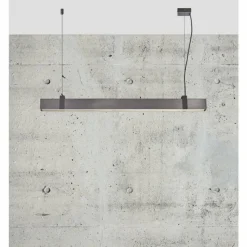 Luminaires Scandinaves-Luminaires Nordlux Suspension Nordlux LILT LED Chrome, Noir, 1 lumière