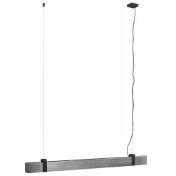 Luminaires Scandinaves-Luminaires Nordlux Suspension Nordlux LILT LED Chrome, Noir, 1 lumière