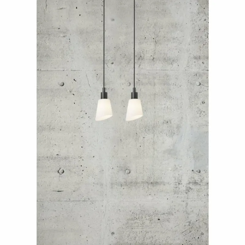 Luminaires Nordlux Suspension Nordlux MOLLI Noir, 1 lumière