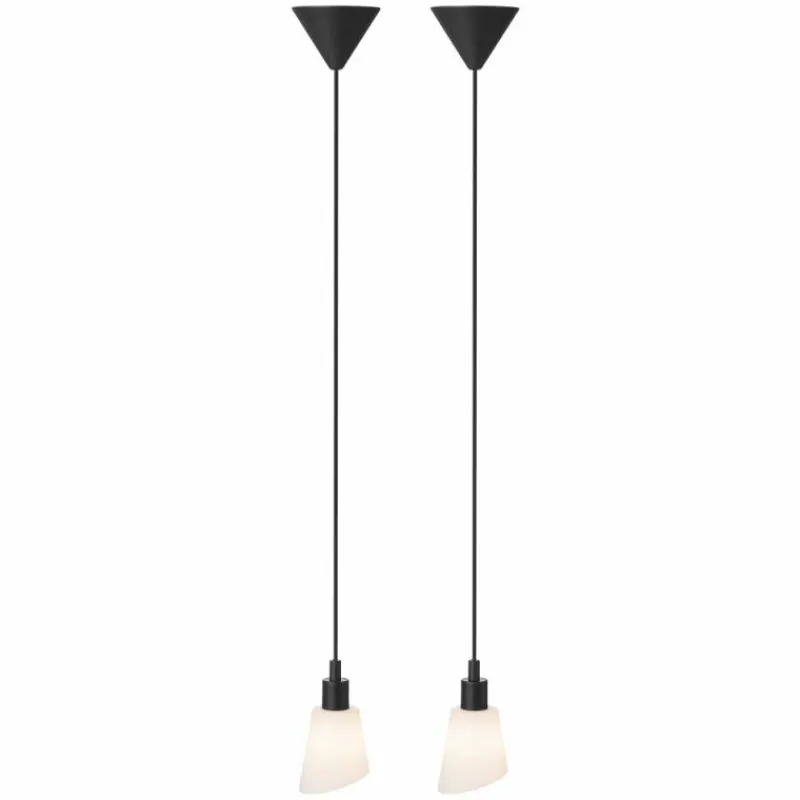 Luminaires Nordlux Suspension Nordlux MOLLI Noir, 1 lumière