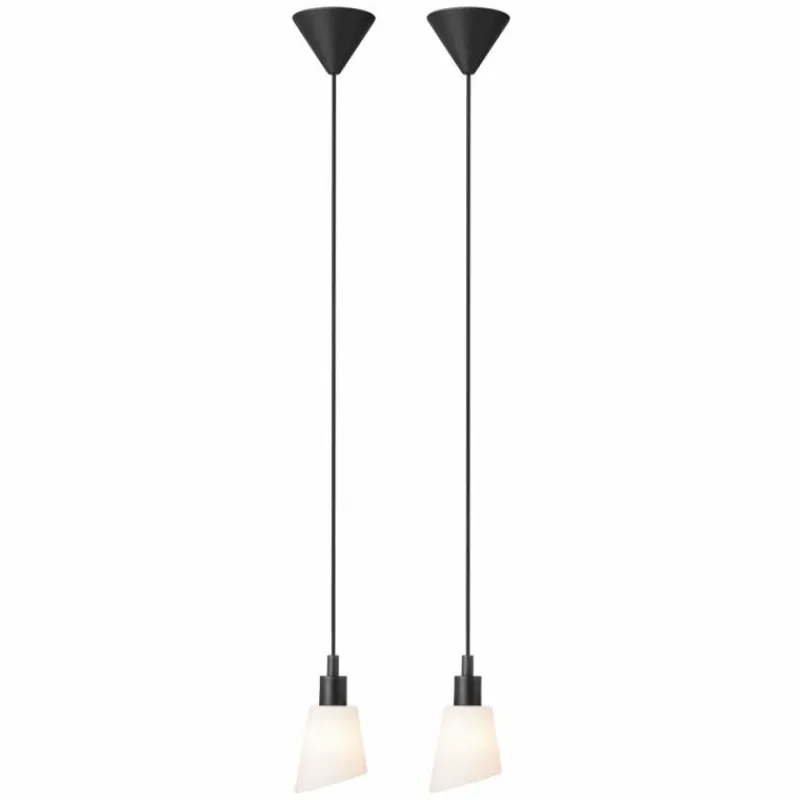 Luminaires Nordlux Suspension Nordlux MOLLI Noir, 1 lumière