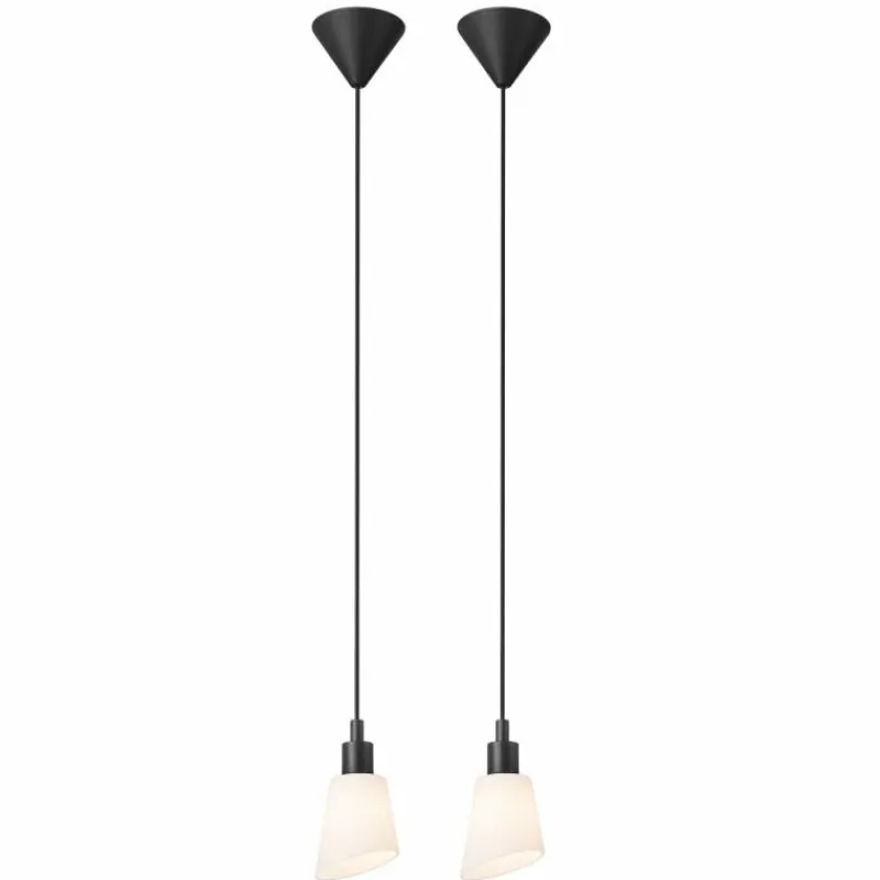 Luminaires Nordlux Suspension Nordlux MOLLI Noir, 1 lumière