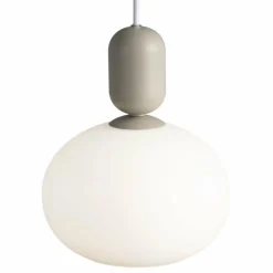 Luminaires Nordlux Suspension Nordlux NOTTI Gris, 1 lumière