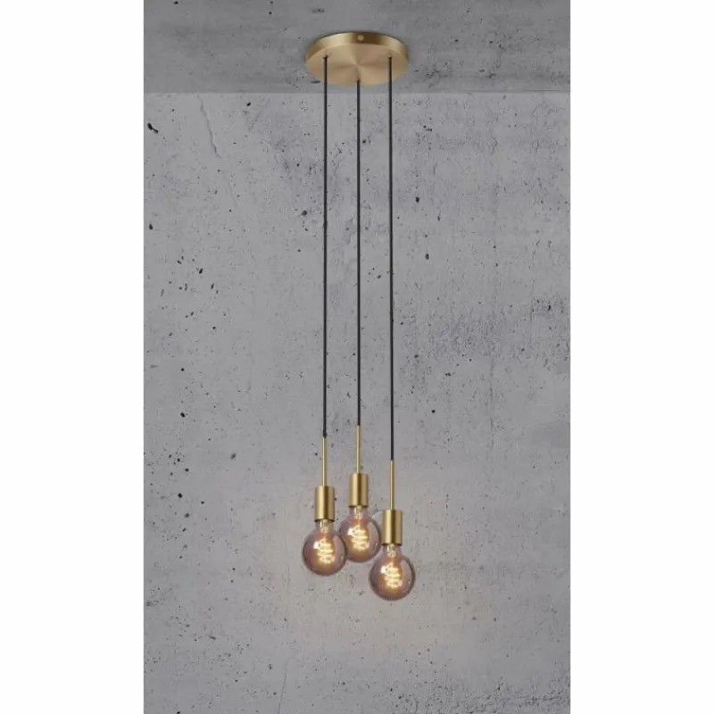 Luminaires Nordlux Suspension Nordlux PACO Laiton, 3 lumières* Suspensions