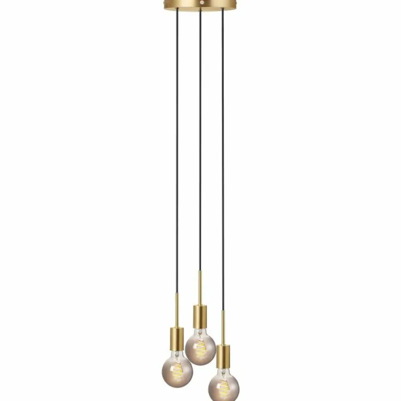 Luminaires Nordlux Suspension Nordlux PACO Laiton, 3 lumières* Suspensions