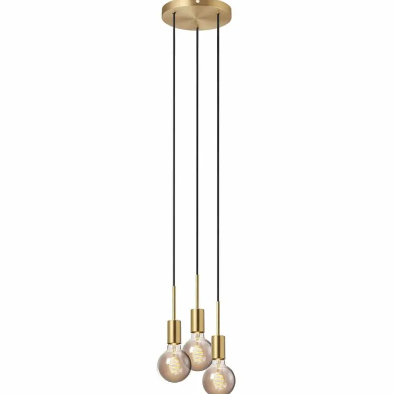 Luminaires Nordlux Suspension Nordlux PACO Laiton, 3 lumières* Suspensions