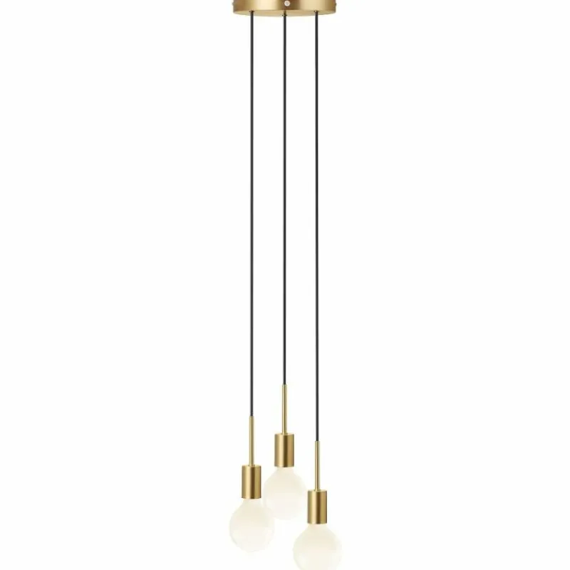 Luminaires Nordlux Suspension Nordlux PACO Laiton, 3 lumières* Suspensions