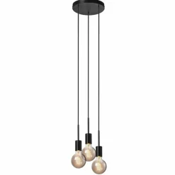 Luminaires Nordlux Suspension Nordlux PACO Noir, 3 lumières* Suspensions