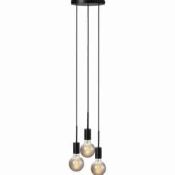 Luminaires Nordlux Suspension Nordlux PACO Noir, 3 lumières* Suspensions