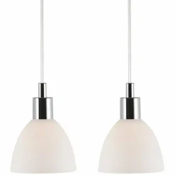 Luminaires Nordlux Suspension Nordlux RAY Chrome, 2 lumières
