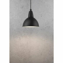 Luminaires Scandinaves-Luminaires Nordlux Suspension Nordlux TRUDE Noir, 1 lumière