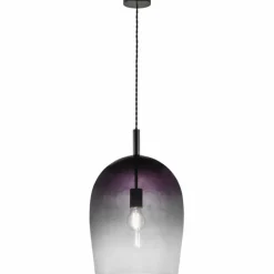Suspension Verre Fumé-Luminaires Nordlux Suspension Nordlux UMA Noir, 1 lumière