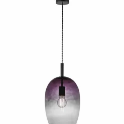 Suspension Verre Fumé-Luminaires Nordlux Suspension Nordlux UMA Noir, 1 lumière