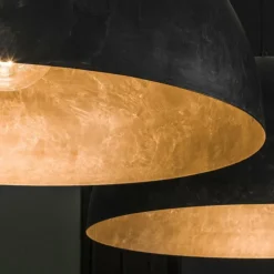 Lampes Vintages & Rétros-hofstein Suspension Nottoria Noir, 2 lumières