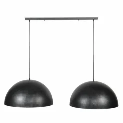 Lampes Vintages & Rétros-hofstein Suspension Nottoria Noir, 2 lumières
