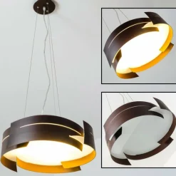 hofstein Suspension Novara Brun, 3 lumières